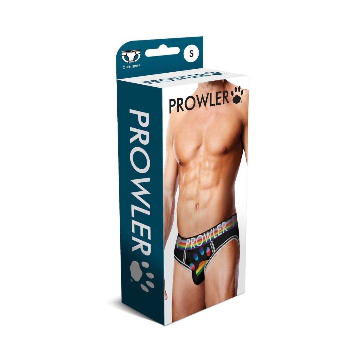 Prowler Black Oversized Paw Open Brief Small - Image 2