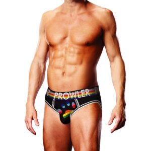 Prowler Black Oversized Paw Open Brief XXL