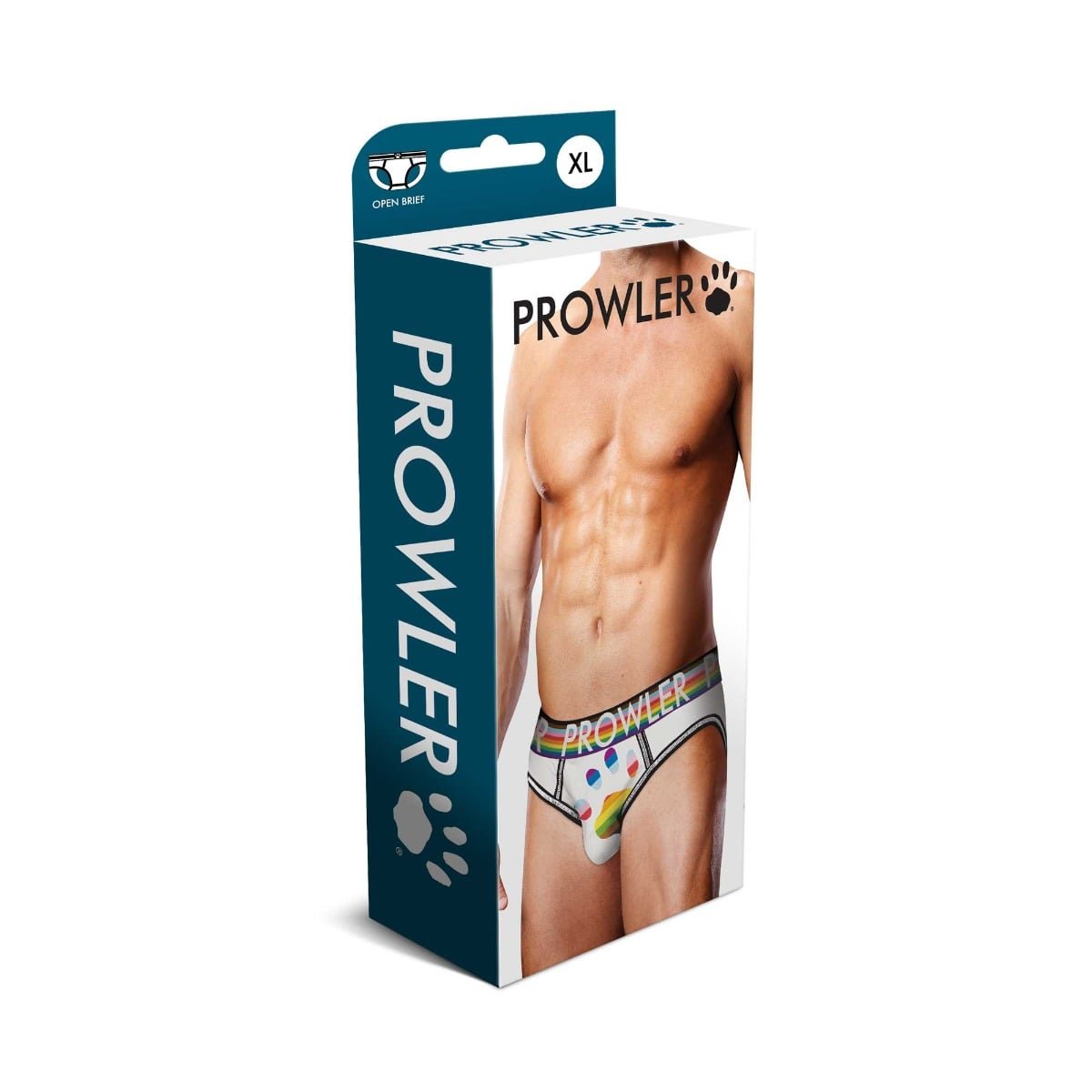 Prowler White Oversized Paw Open Brief XL - Image 2