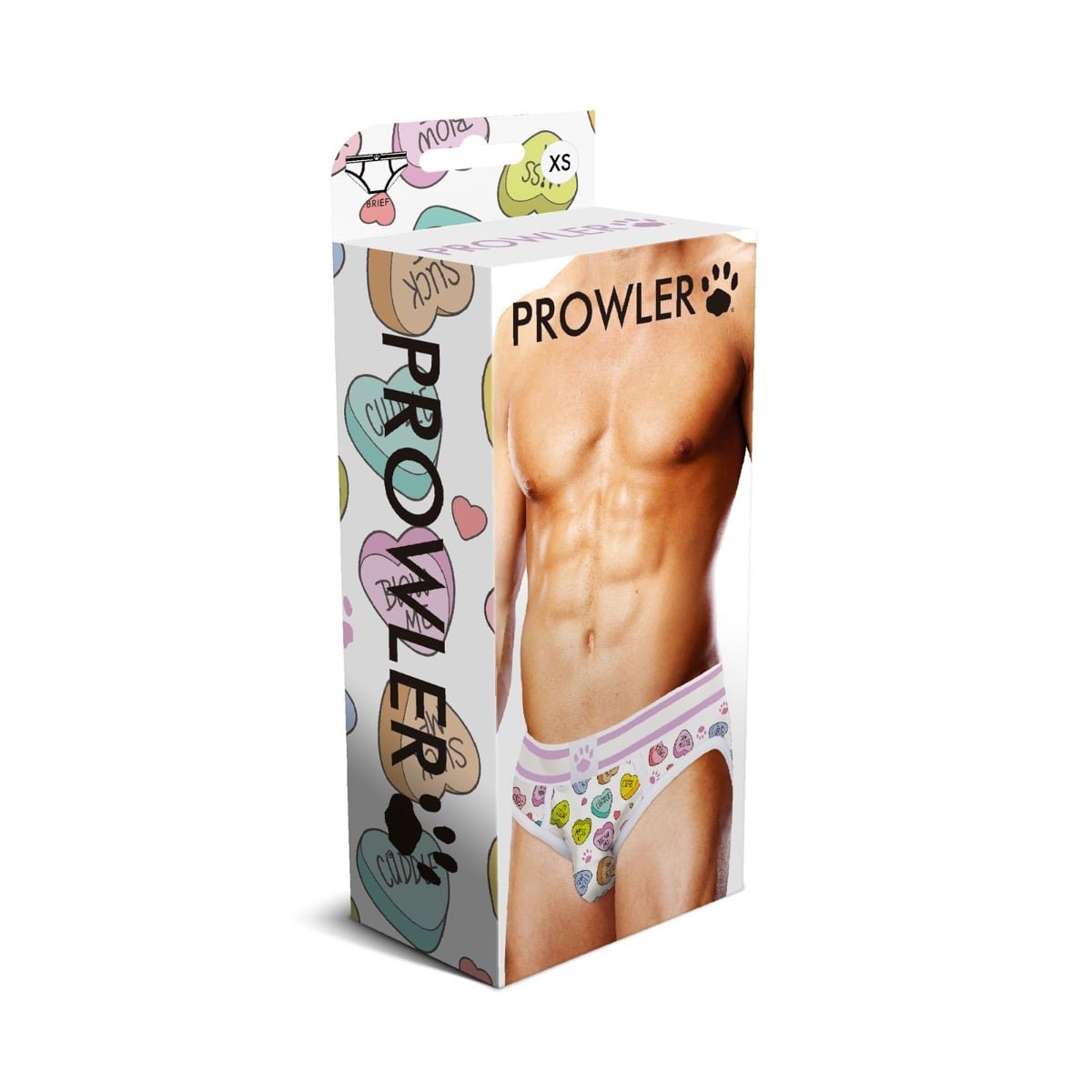 Prowler Candy Hearts Brief Xsmall - Image 2