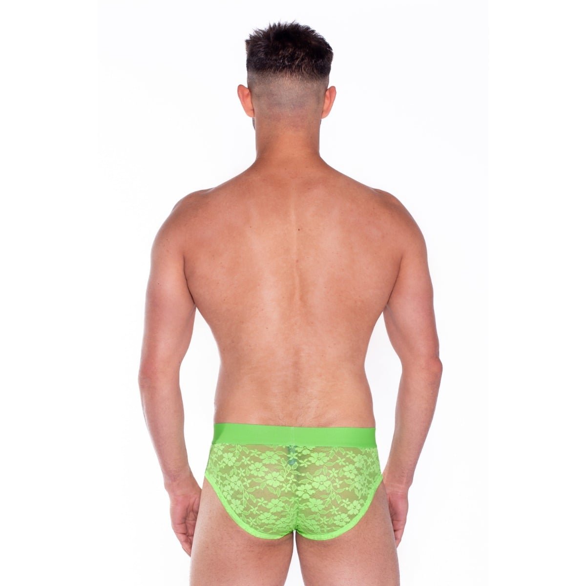 Prowler Neon Green Lace Brief XX Large - Image 3