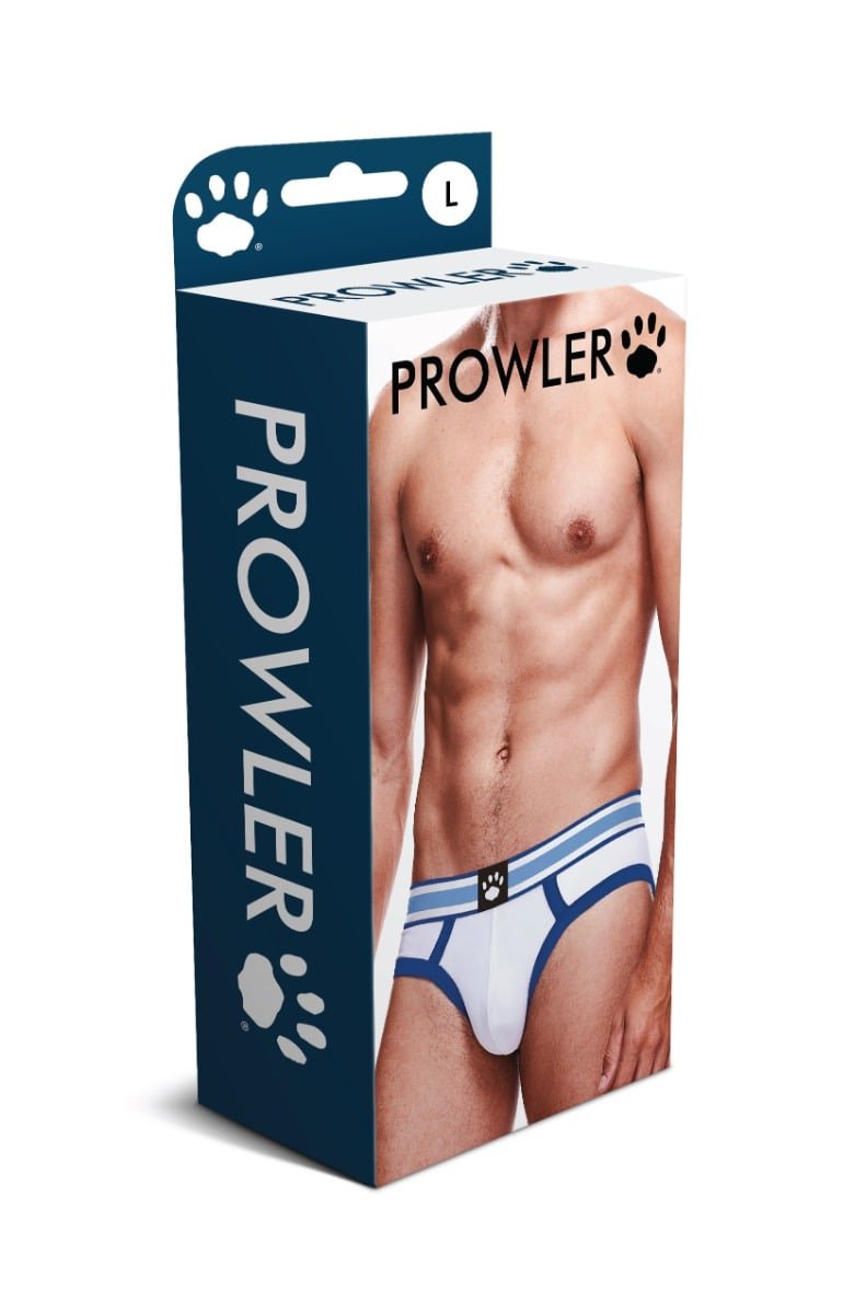 Prowler White/Blue Brief Medium - Image 3