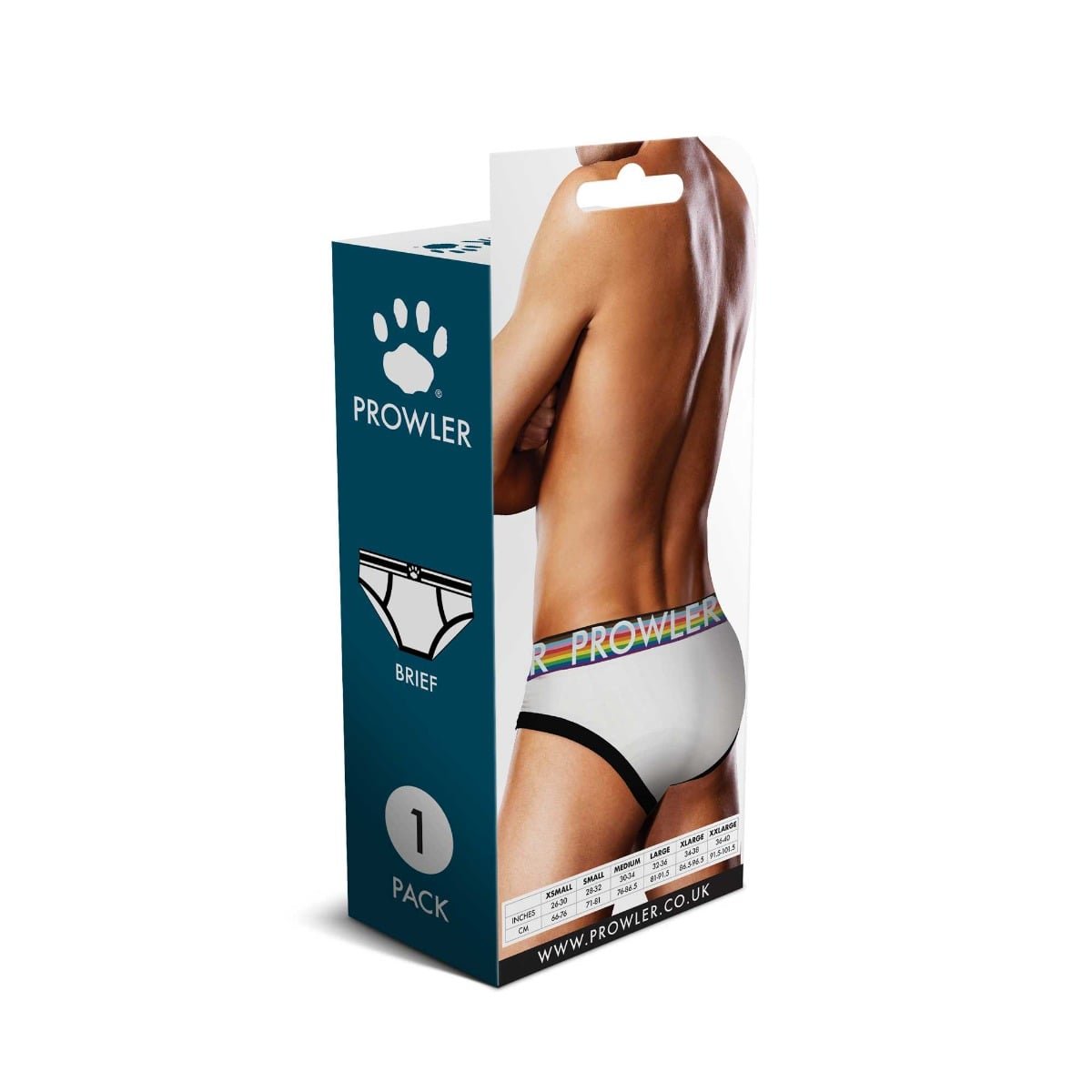Prowler White Oversized Paw Brief XSmall - Image 4