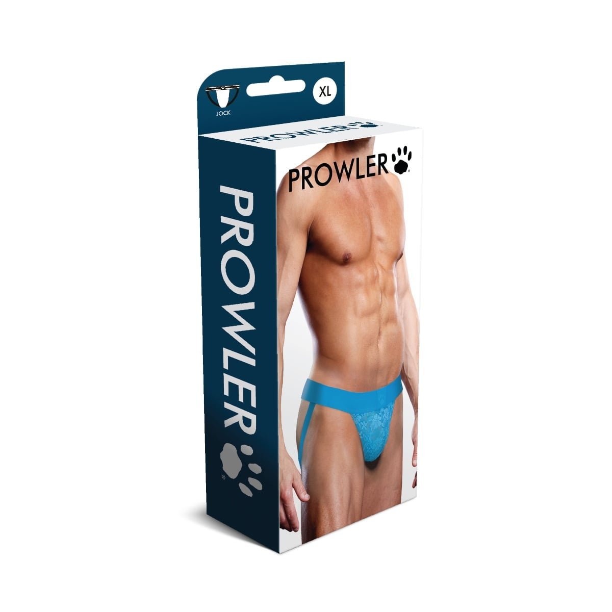 Prowler Neon Blue Lace Jock Strap X Large - Image 2