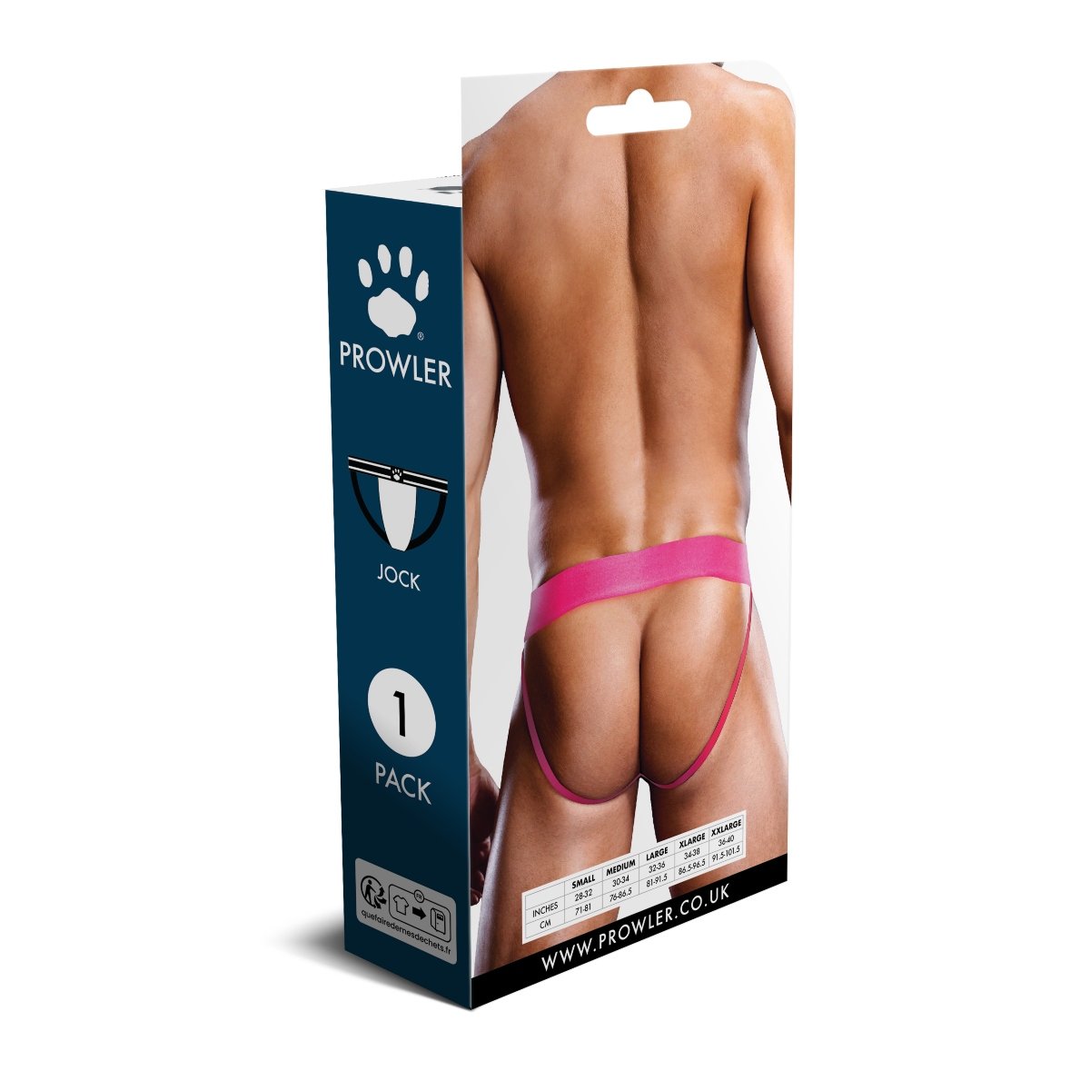 Prowler Pink Lace Jock Strap Medium - Image 4