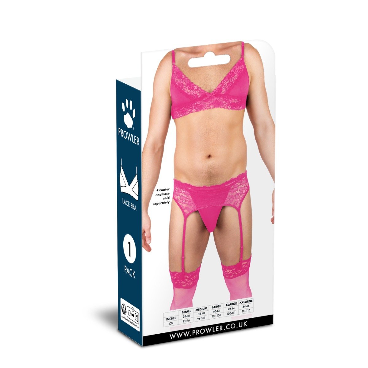 Prowler Pink Lace Bra Xlarge - Image 3