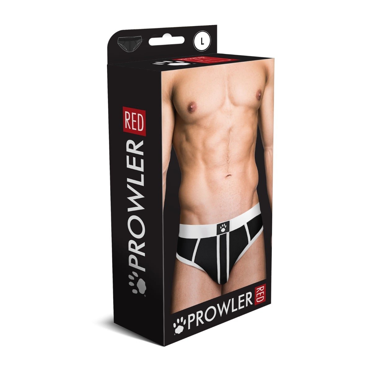 Prowler RED Ass-less Brief White L - Image 2