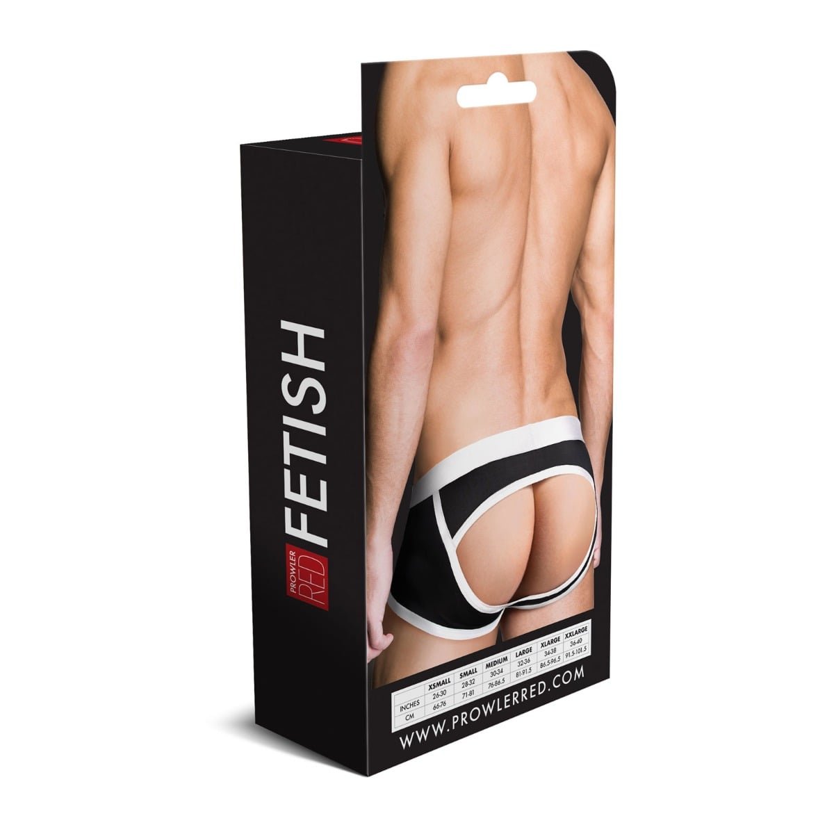 Prowler RED Ass-less Trunk White L - Image 4