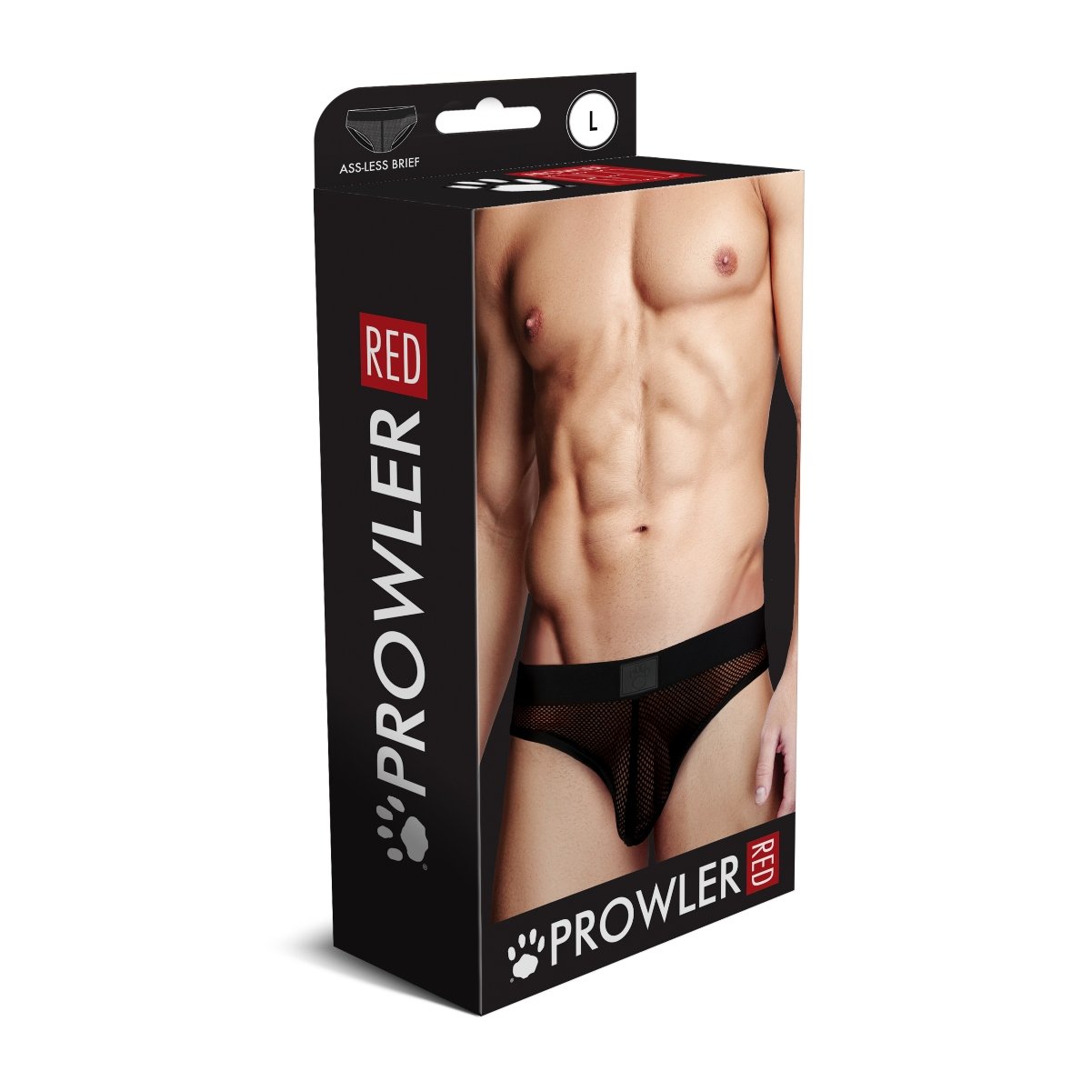 Prowler RED Fishnet Ass-less Brief XXL - Image 2