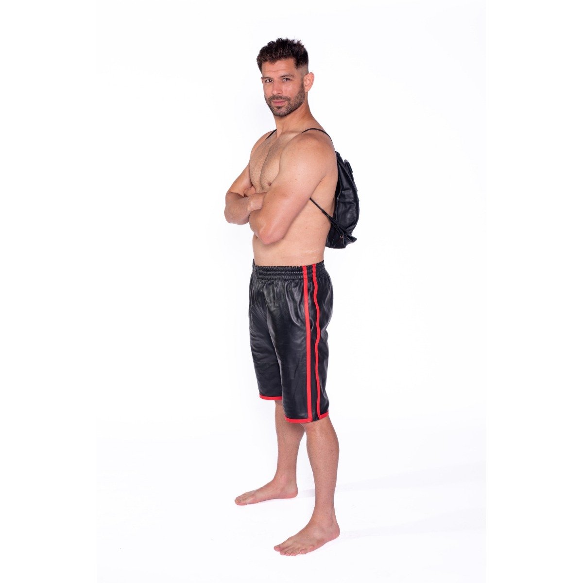 Prowler RED Leather Shoulder Bag - Image 4