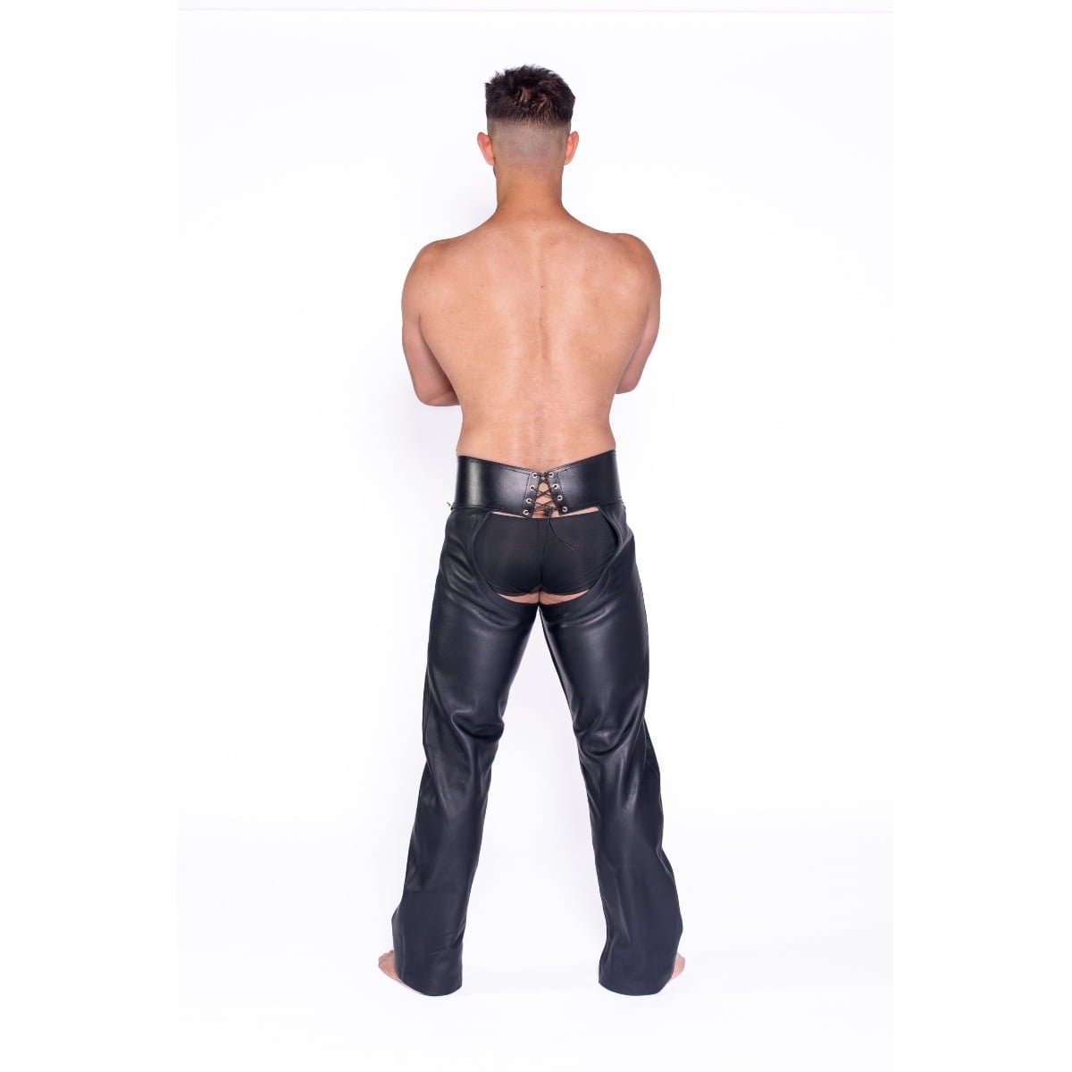 Prowler RED Leather Chap Large - Image 2