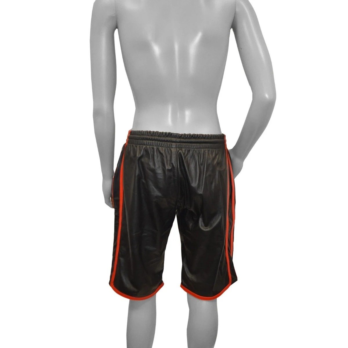 Prowler RED Leather Long Sports Shorts 40 to 42inch Waist Red - Image 2