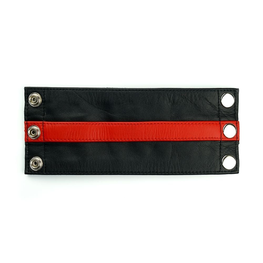 Prowler RED Leather Wrist Wallet Black/Red Large - Image 2