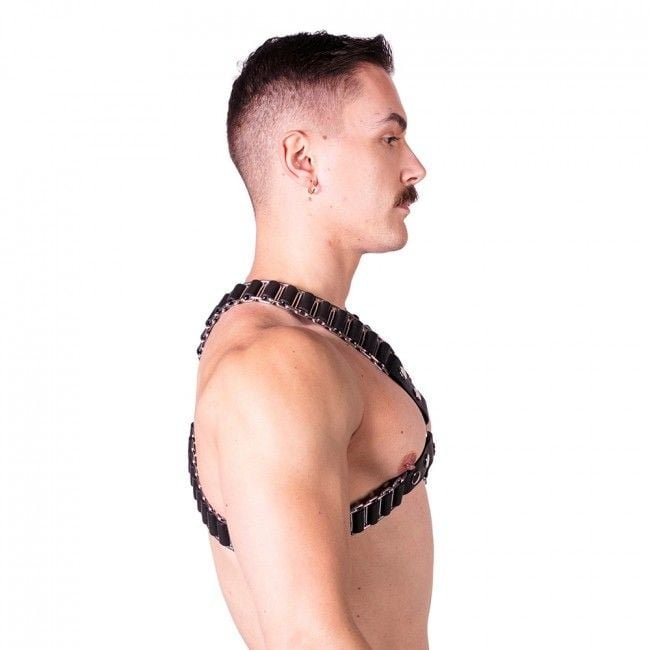 Prowler RED Ballistic Harness Black/Silver Large - Image 2