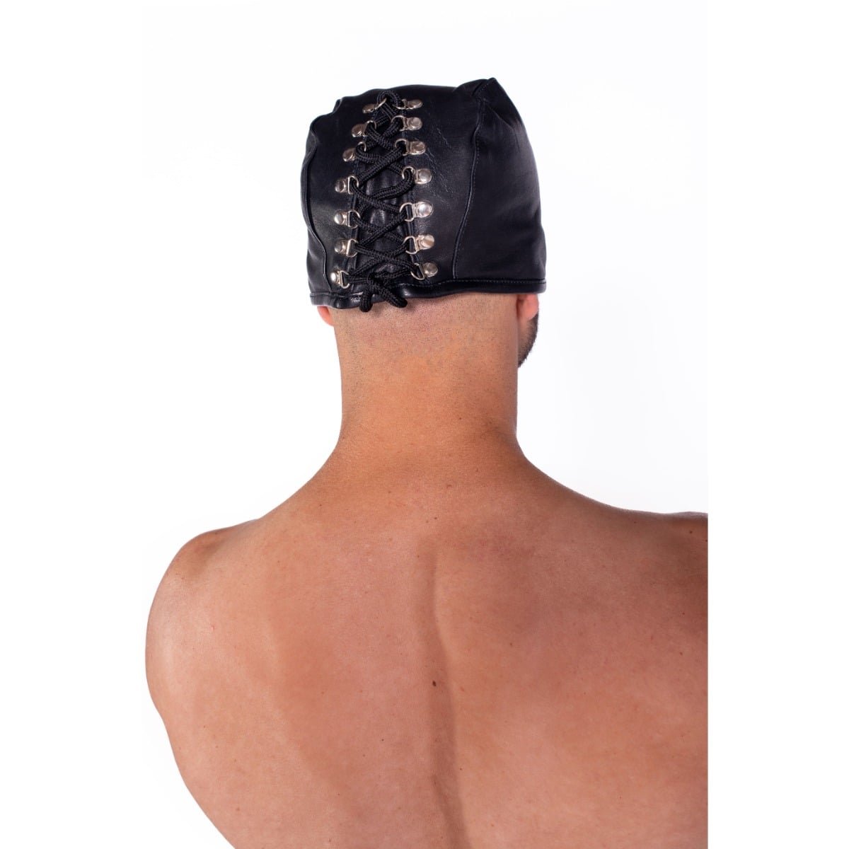 Prowler RED Leather Executioners Hood - Image 2