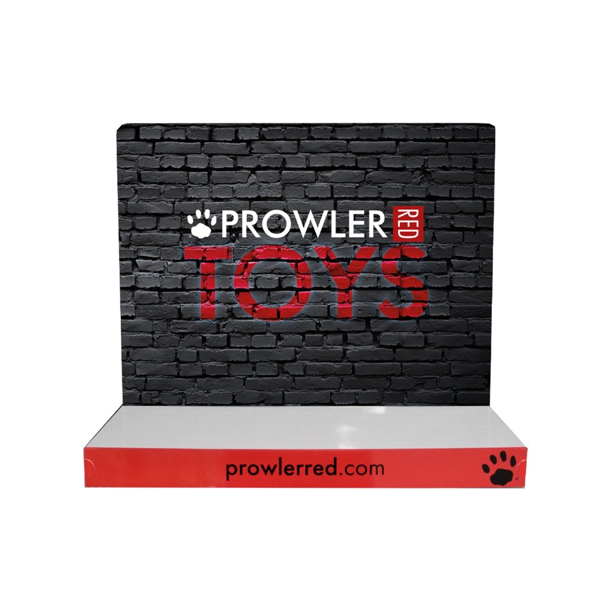 Prowler RED Slat Wall Acrylic Shelf