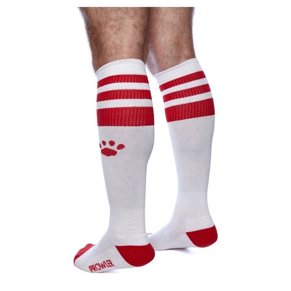 Prowler RED Football Sock White/Red - Image 4