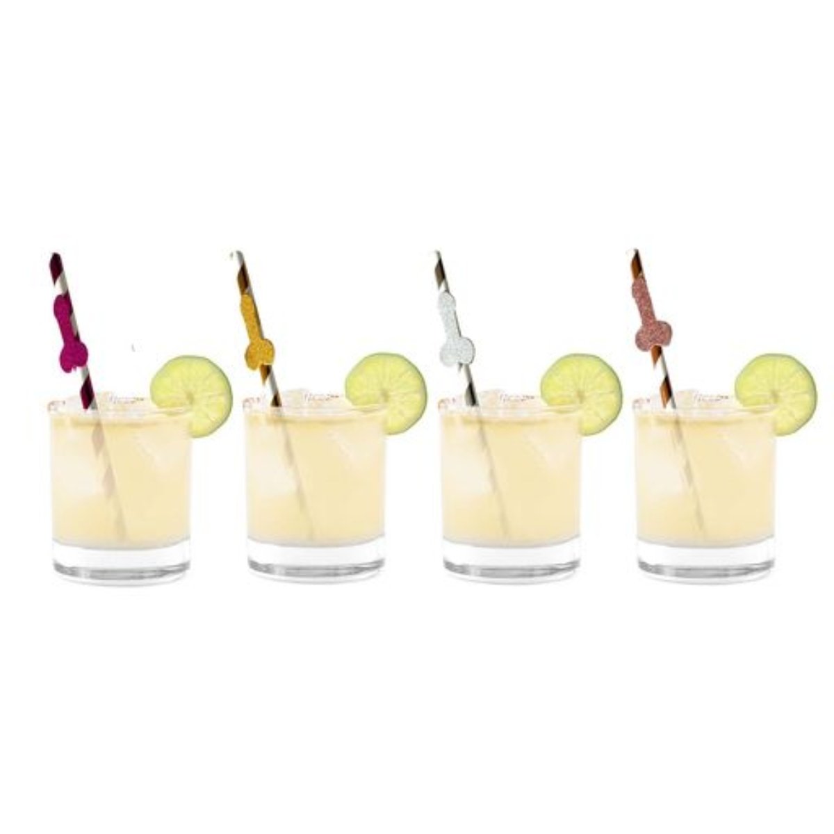 Little Genie Glitterati Penis Party Cocktail Straws - Image 3