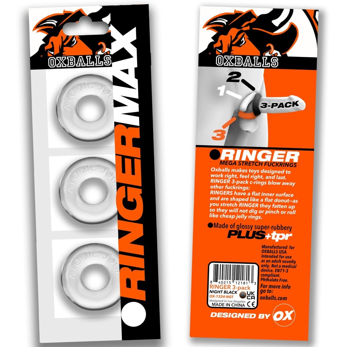 Oxballs Ringer Max 3PK Clear - Image 2