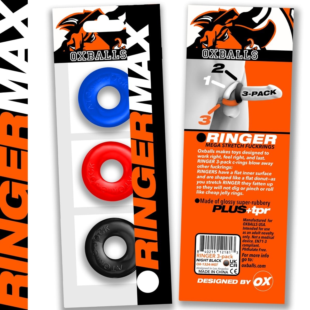 Oxballs Ringer Max 3PK Multi - Image 2