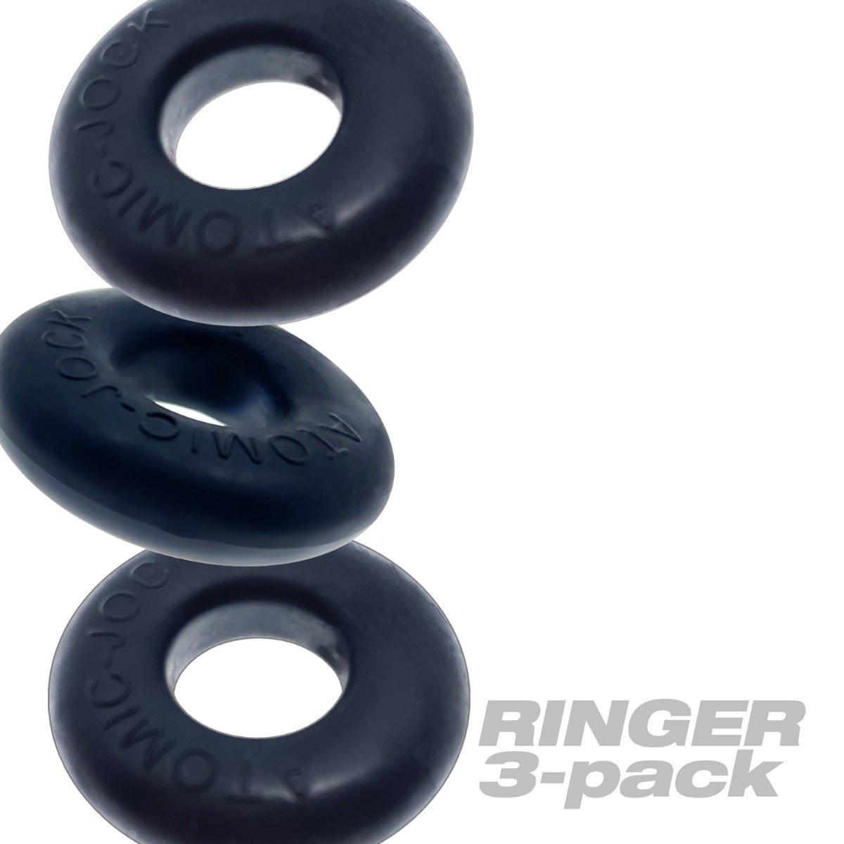 Oxballs Ringer Cockring 3-Pack - Plus + Silicone Special Edition Night - Image 4
