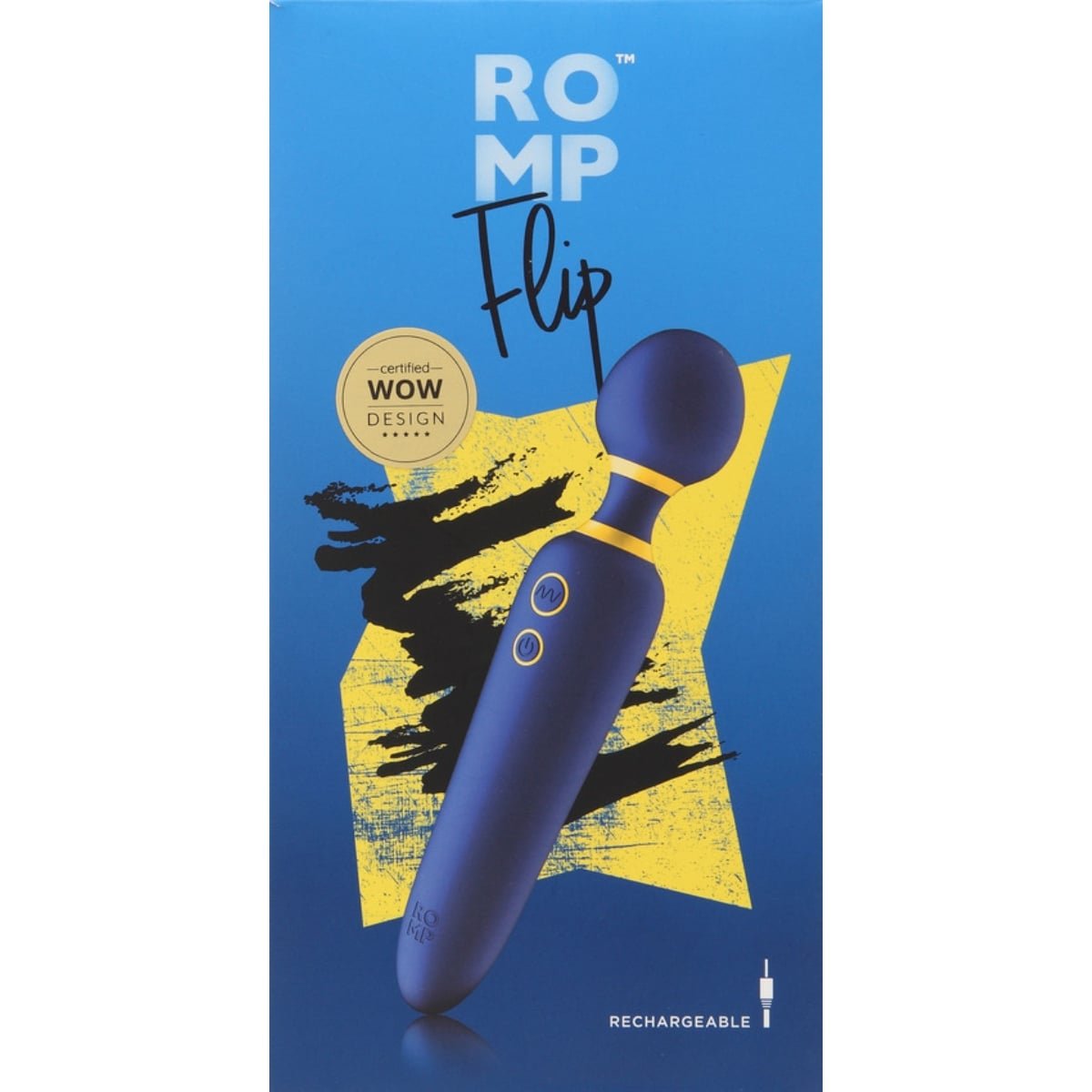 ROMP Flip Wand Massager Blue - Image 2