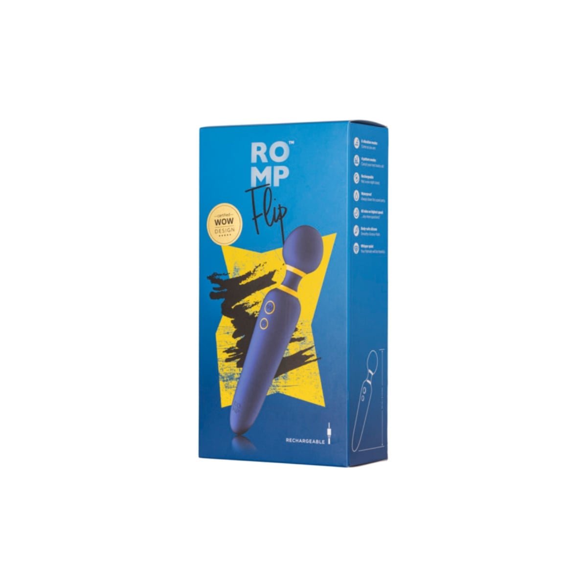 ROMP Flip Wand Massager Blue - Image 9
