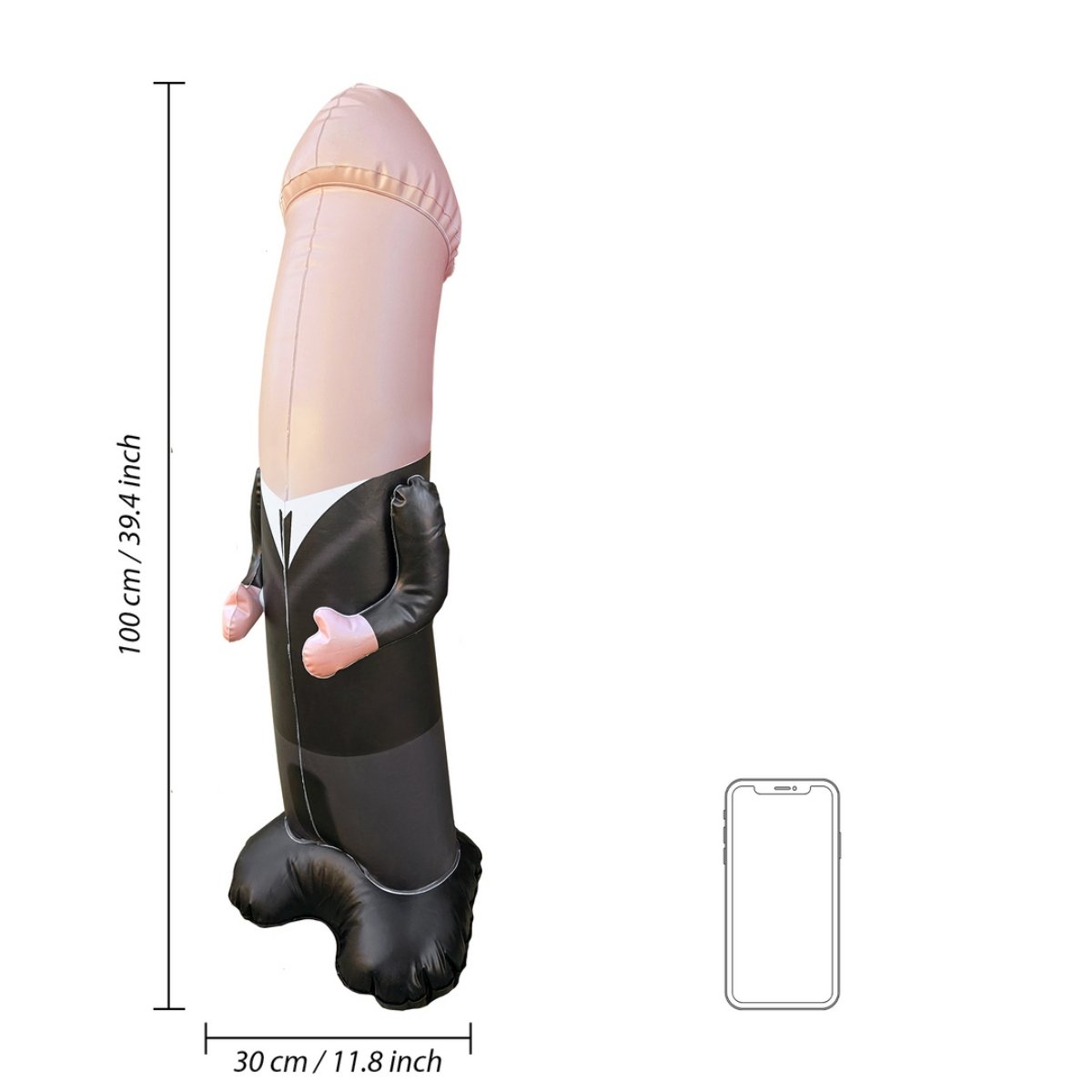 Inflatable Groom Bop bag - Image 3