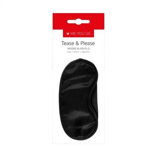 Me You Us Tease And Please Padded Blindfold Black - Image 2