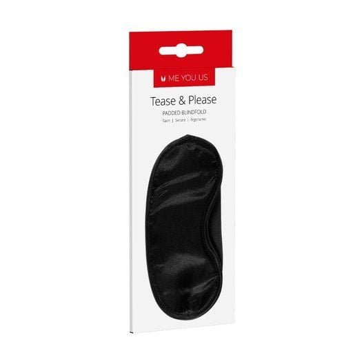 Me You Us Tease And Please Padded Blindfold Black - Image 4