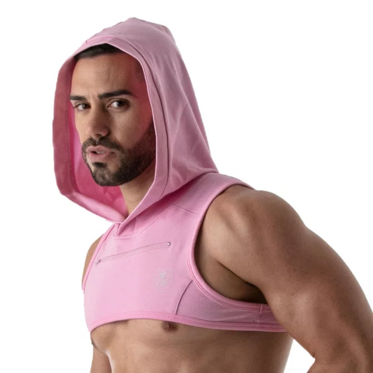 PARIS HOODIE HARNESS PINK - Size : L