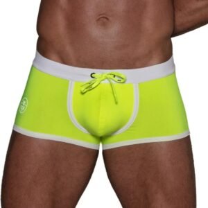 Neon Swim Trunks Yellow - Size : M