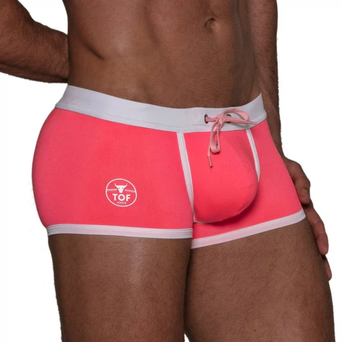 Neon Swim Trunks Pink - Size : XXL - Image 3