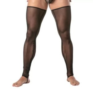 Mesh Long Legs for men - Size : XS/S