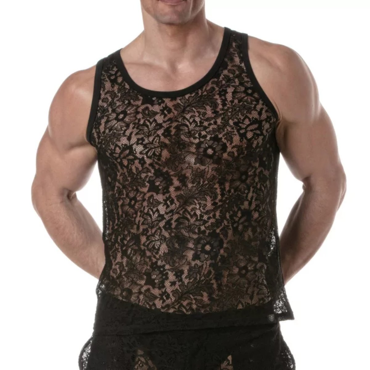 Lace Tank Top - Size : XL