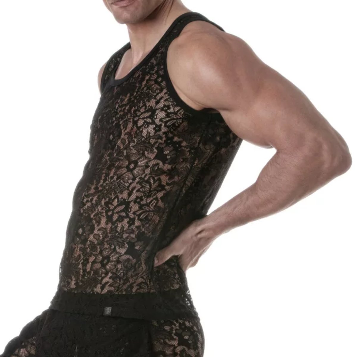 Lace Tank Top - Size : XL - Image 3