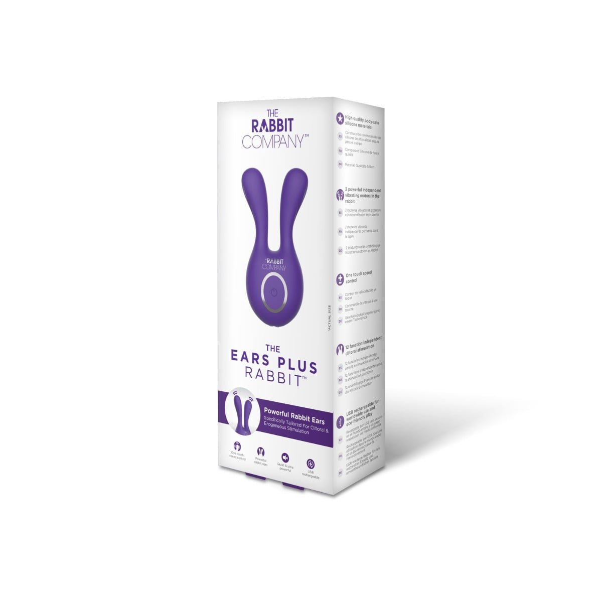 The Ears Plus Rabbit Purple - Image 2