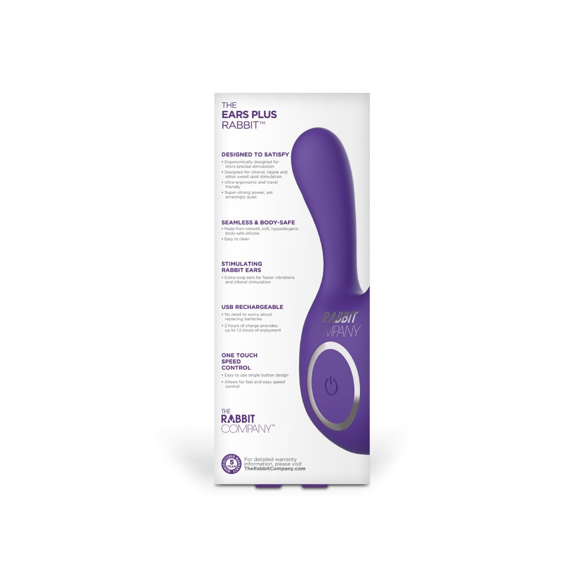 The Ears Plus Rabbit Purple - Image 3