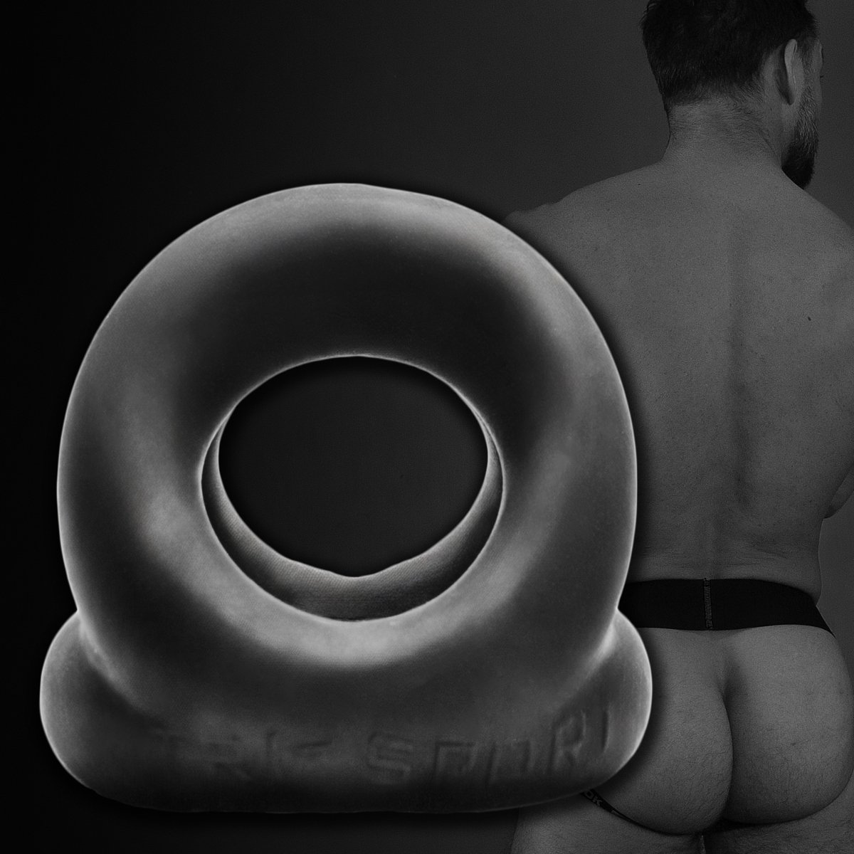 Oxballs Tri Sport 3 Ring 3 Sized Cock & Ball Sling Plus Siliconet Special Edition Night - Image 8