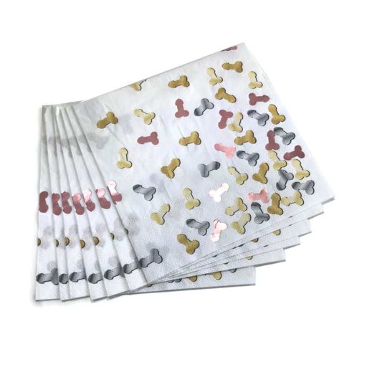 Little Genie Glitterati Penis Party Napkins - Image 2