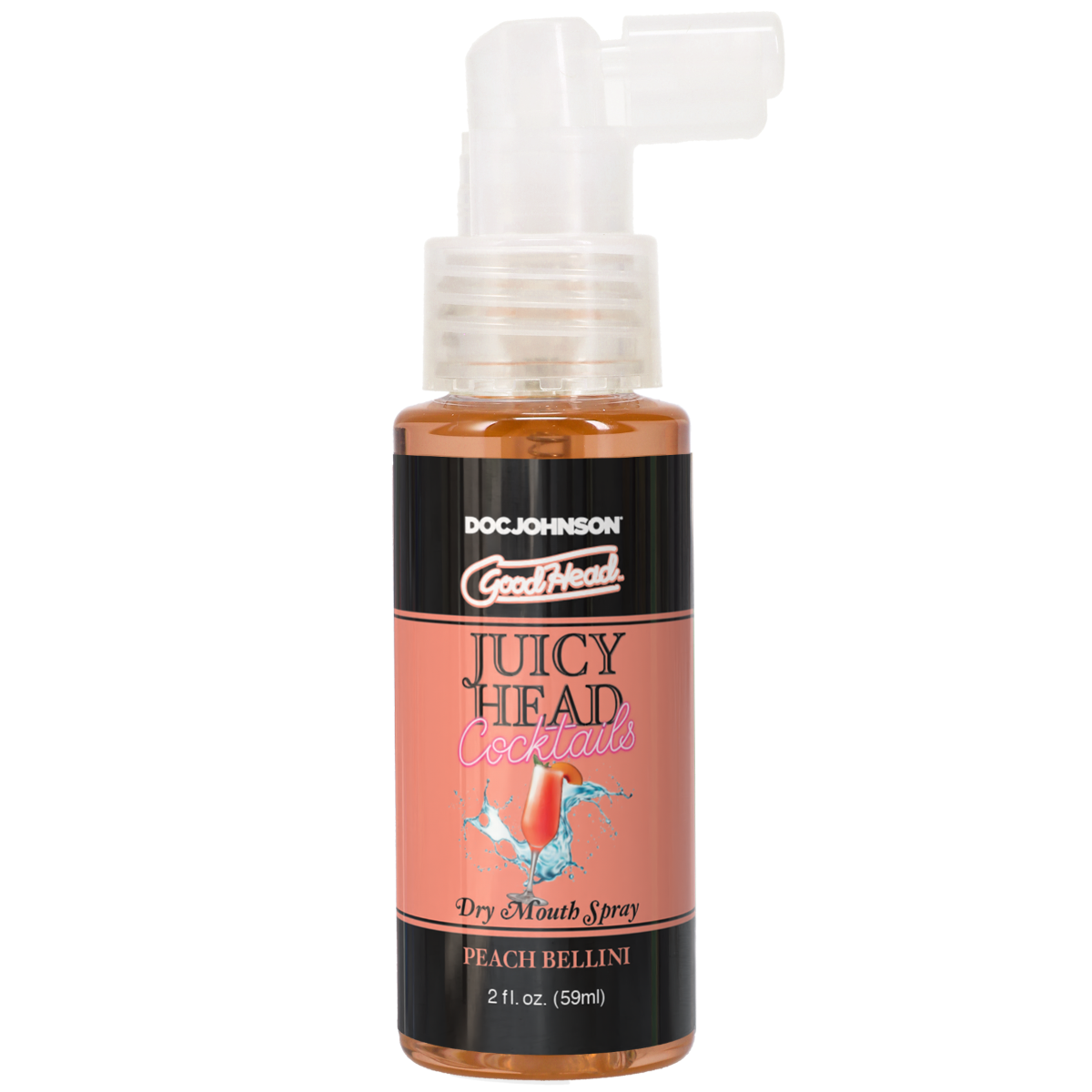 GoodHead Juicy Head Cocktails Dry Mouth Spray Peach Bellini 2 oz. - Image 3