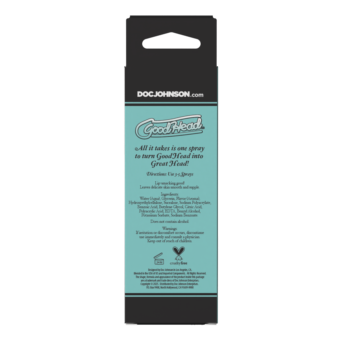 GoodHead Juicy Head Cocktails Dry Mouth Spray Pina Colada 2 oz. - Image 2