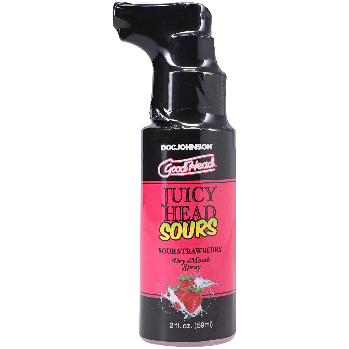 GoodHead Juicy Head Dry Mouth Spray Sour Strawberry 2 oz. - Image 3