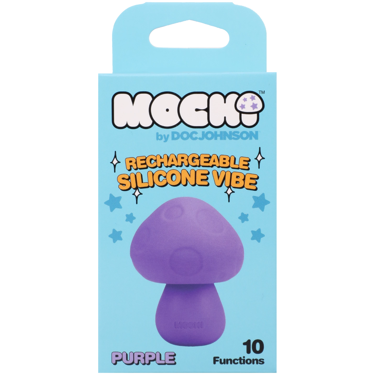 Mochi Mushroom Rechargeable Silicone Vibe Purple - Image 2