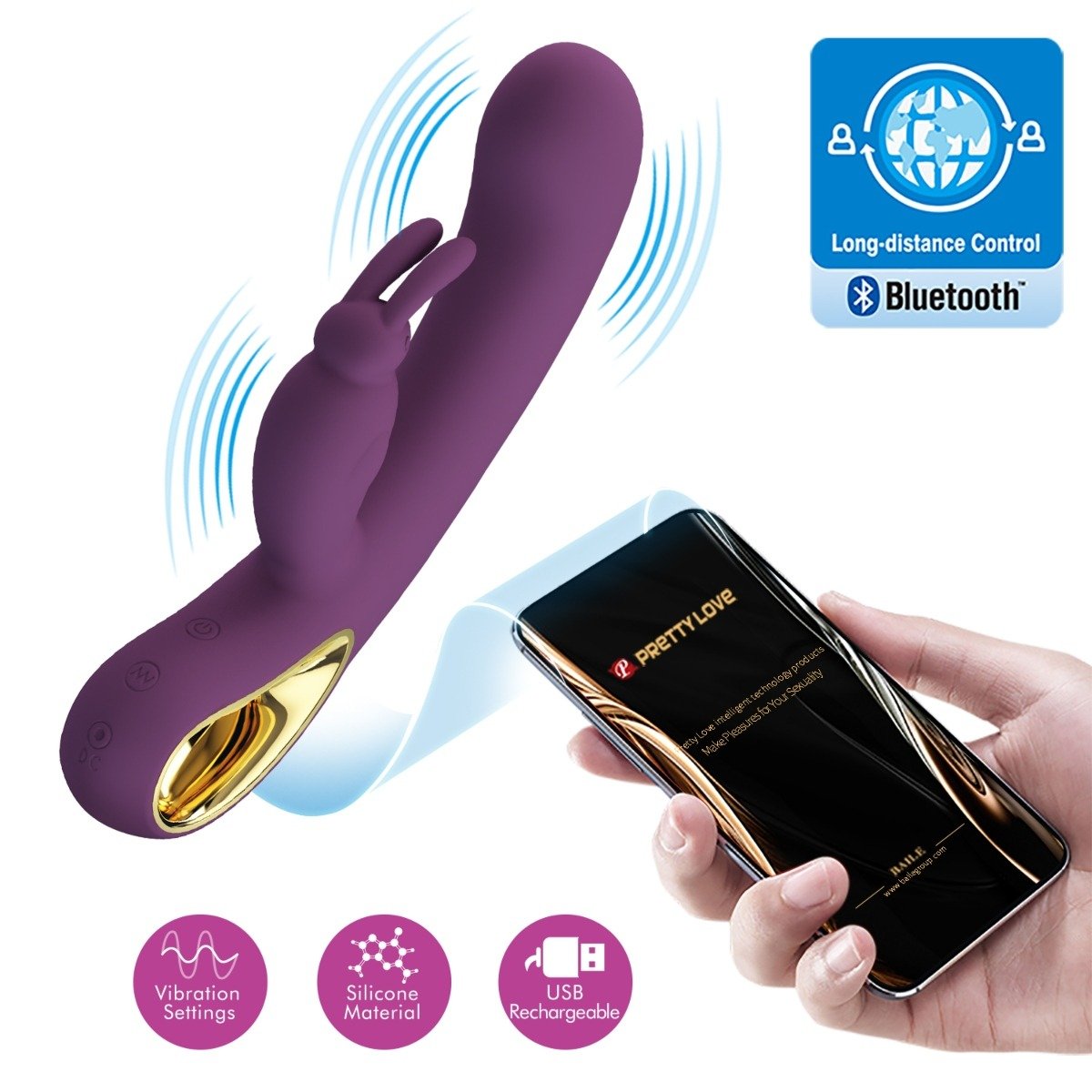 Pretty Love Liam Rabbit And G Spot Vibrator - Image 4