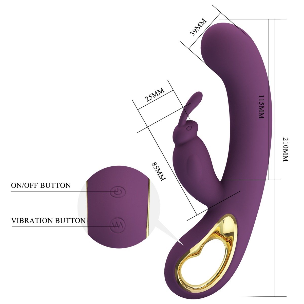 Pretty Love Liam Rabbit And G Spot Vibrator - Image 8