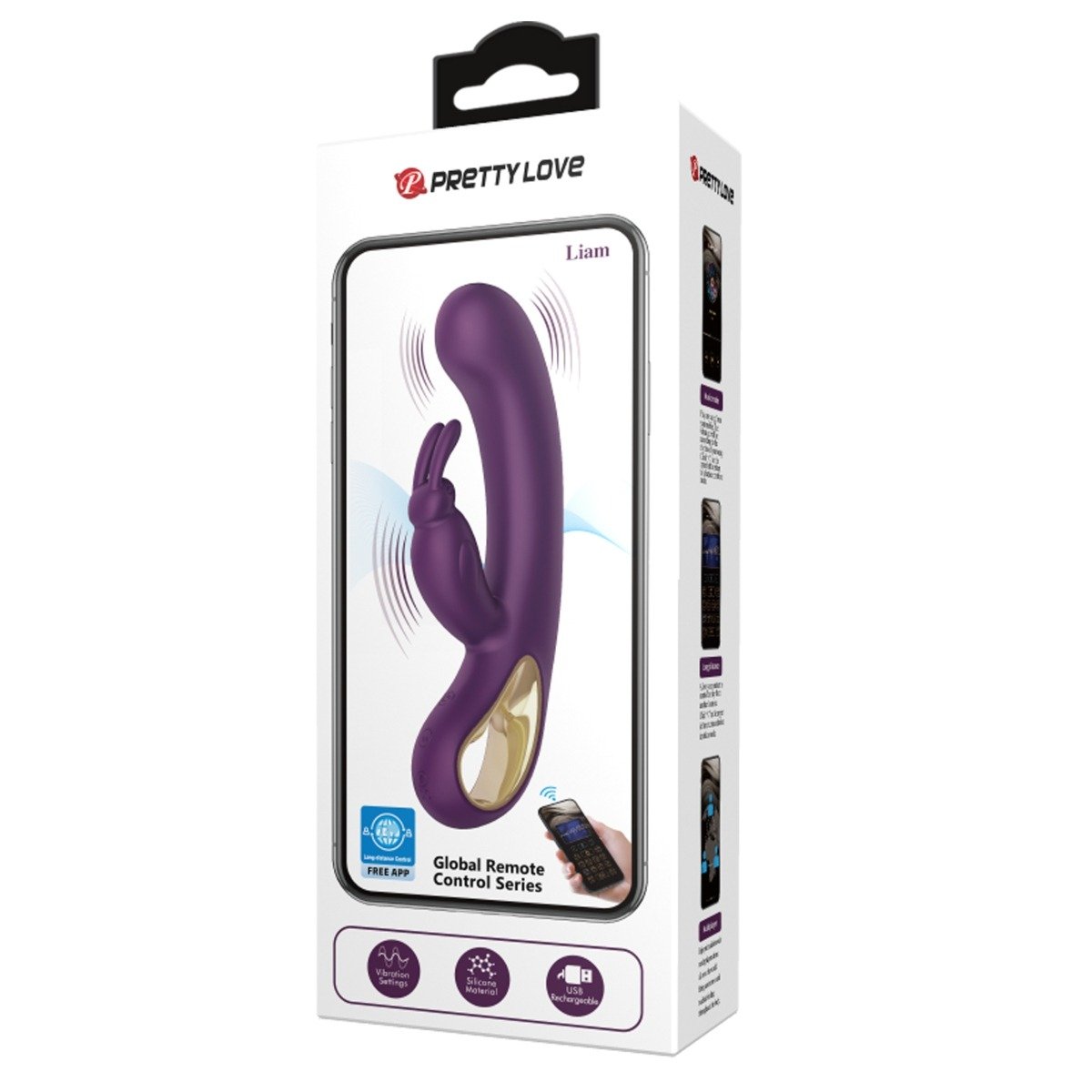 Pretty Love Liam Rabbit And G Spot Vibrator - Image 2