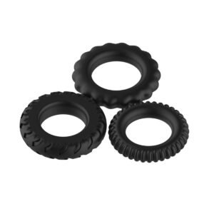 Titan 3 in one silicone rings 3 different styles