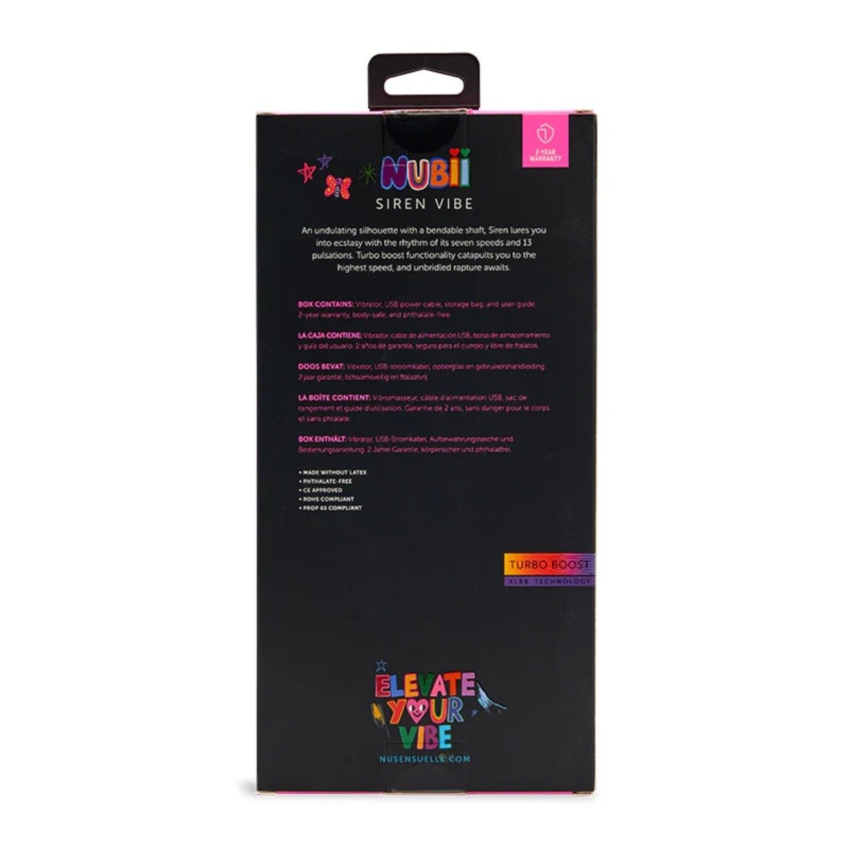 SIREN NUBII G-SPOT VIBE W/ HINGE - PINK - Image 5
