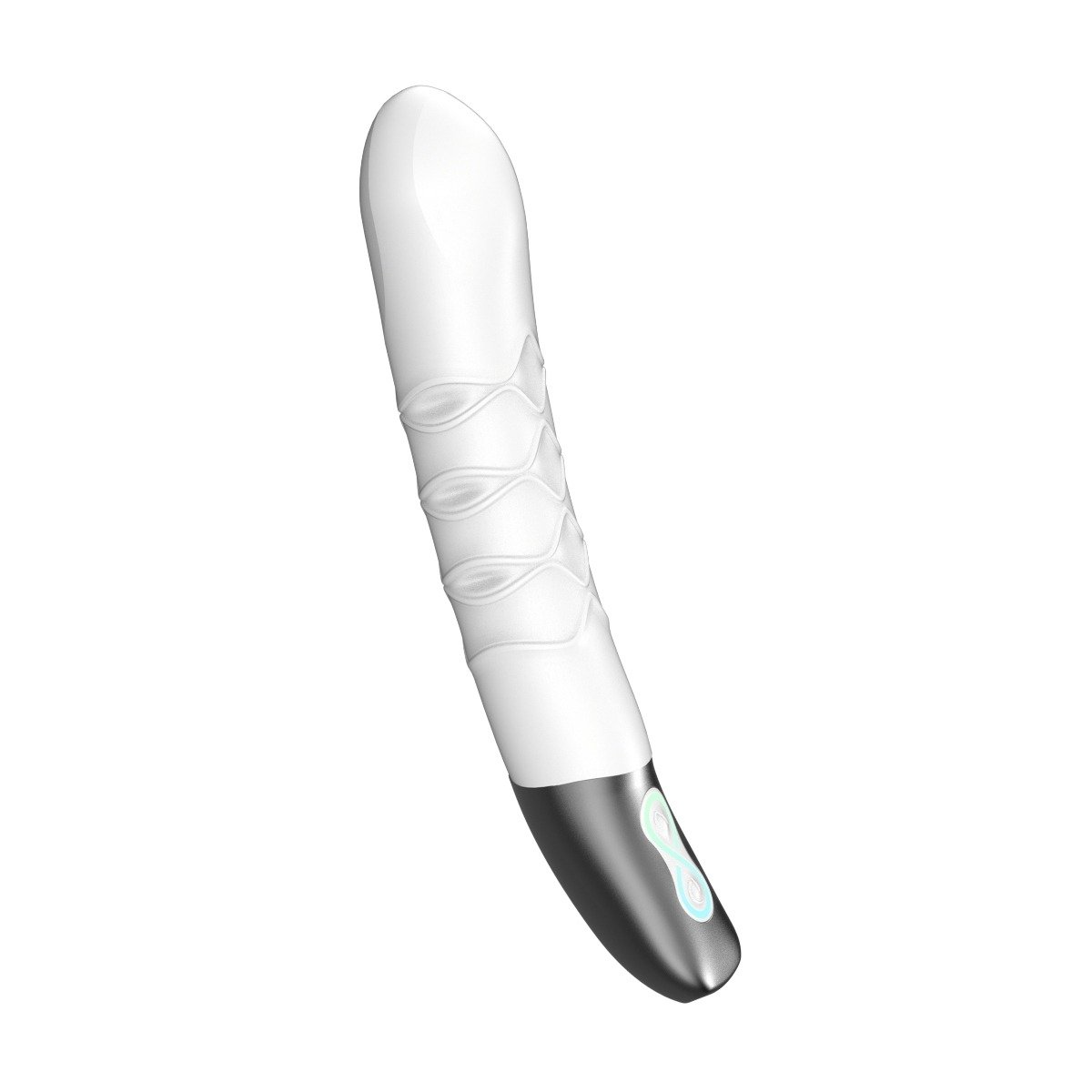 Titanz White Thrusting Rechargeable Vibrator - Image 4
